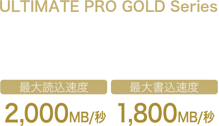 ULTIMATE PRO GOLD Series Portable SSD