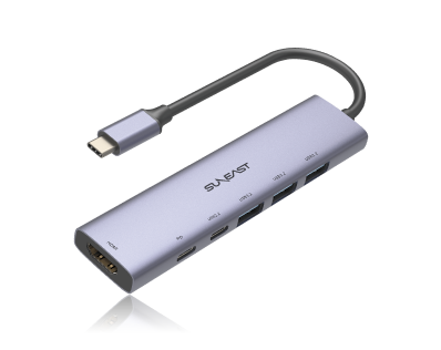 USB Type-C Multi Hub 6in1 USB3.2 Gen1