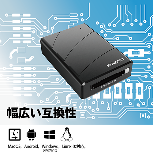 CFexpress Type-B カードリーダー SUNEAST ULTIMATE PRO｜SUNEAST 